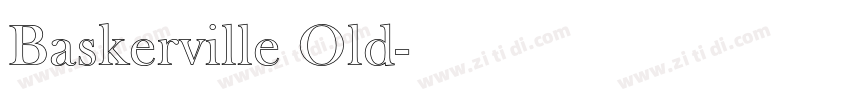 Baskerville Old字体转换